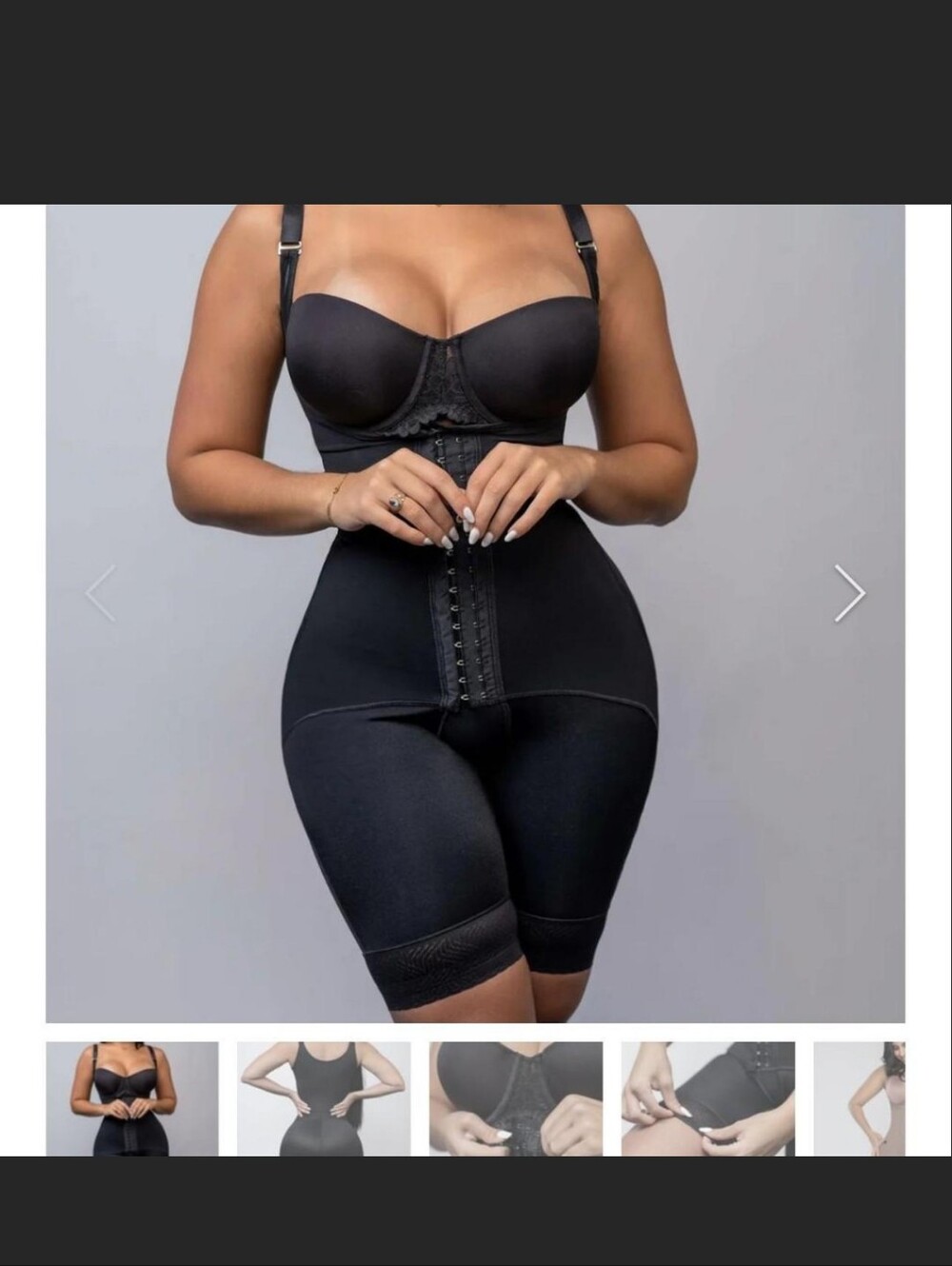 Shaper Lynn Black All-in-One Shapewear